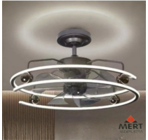 Çift Katlı Tavan Vantilatörü -  Füme