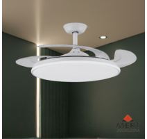 Hayalet Kanat Tavan Vantilatörü - Beyaz