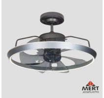 Led Tavan Vantilatörü - Krom