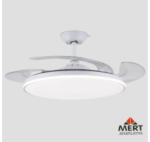 Hayalet Kanat Tavan Vantilatörü - Beyaz